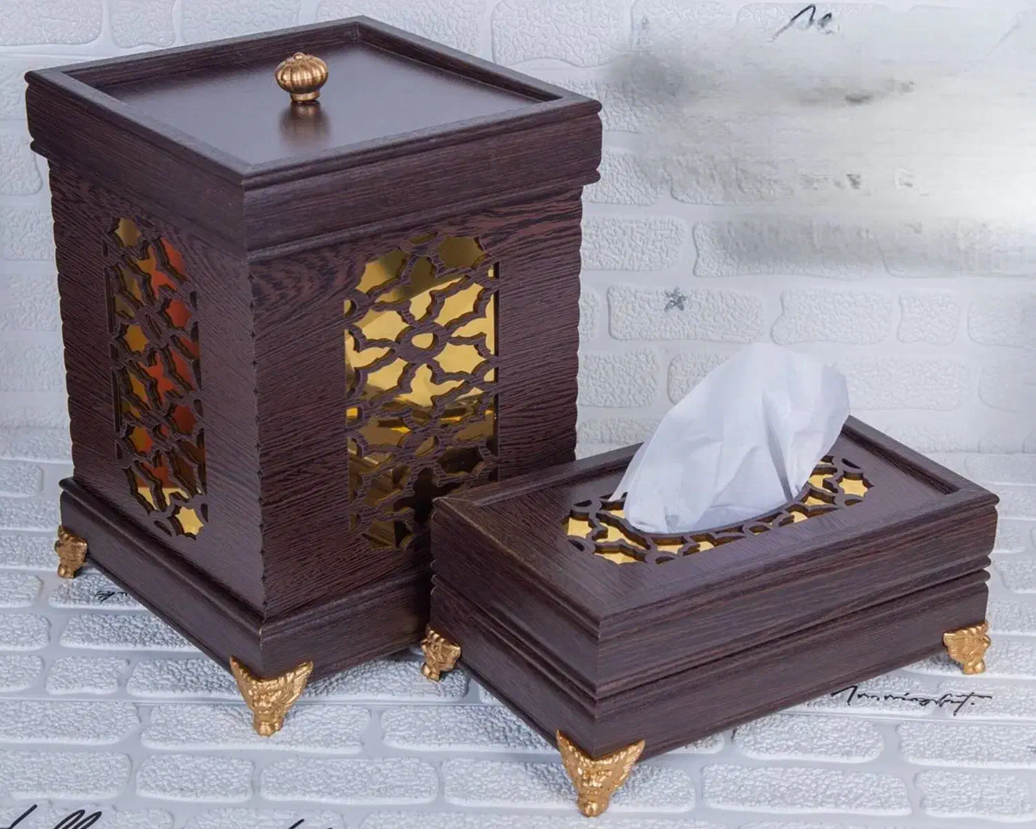 سطل و جا دستمال سطل وجعبه دستمال|صنایع دستی و سایر لوازم تزئینی|مشهد, کوشش|دیوار