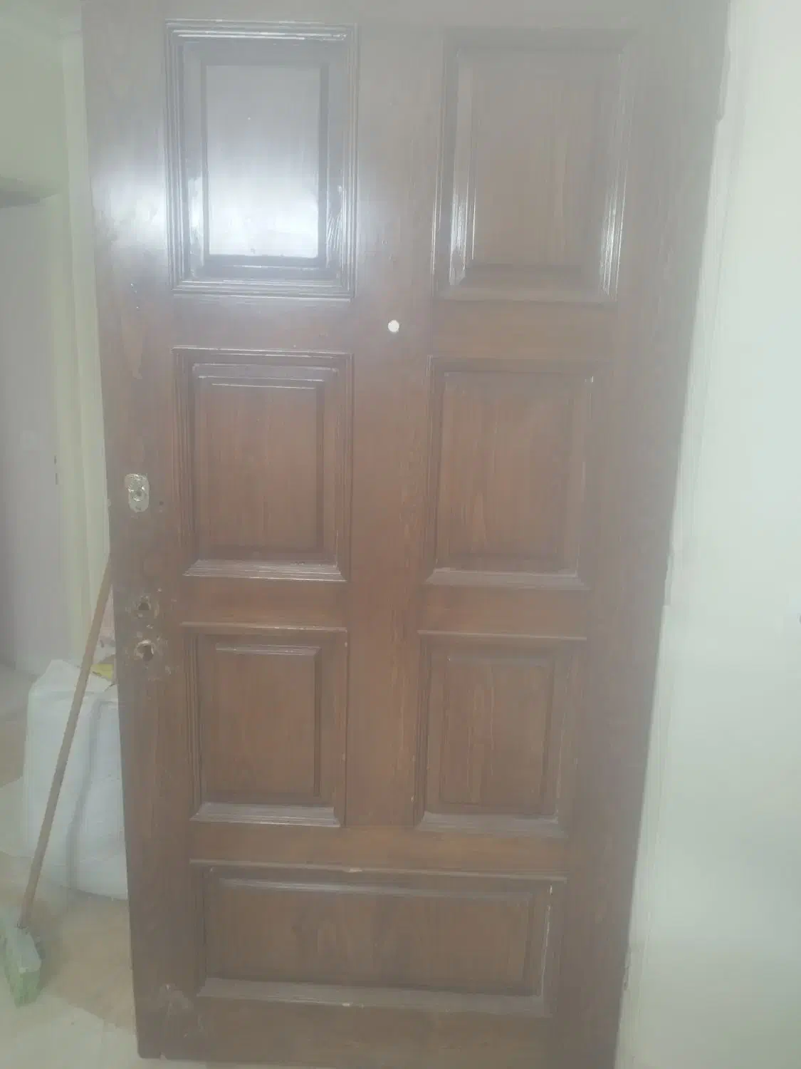 درب چوبی ورودی با چهار چوب|مصالح و تجهیزات ساختمان|تهران, نیکنام|دیوار