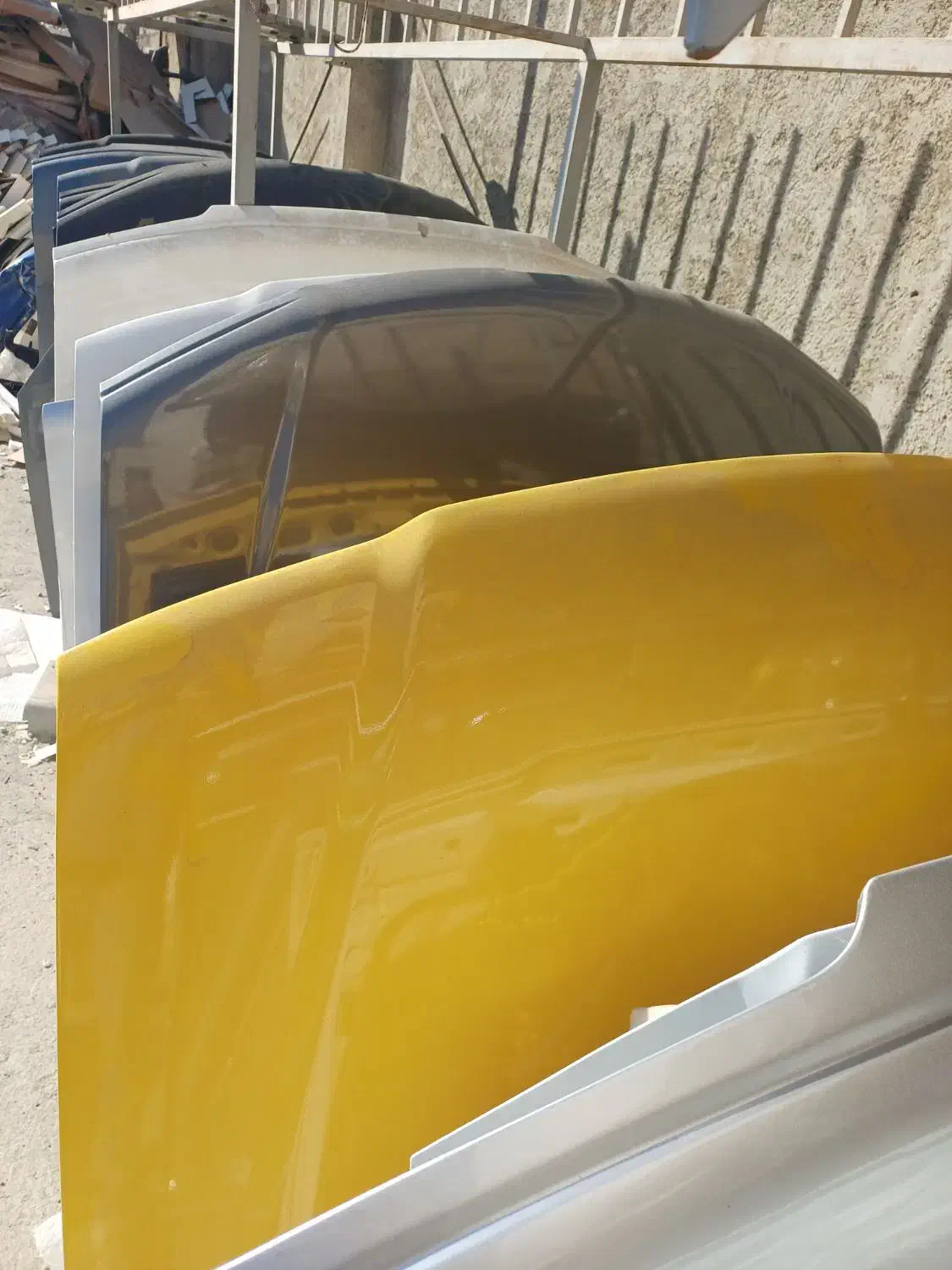 رنگ ها زرد سفید نوک مدادی نقره ای گلگیر کاپوت سمند|قطعات یدکی و لوازم جانبی|فردیس, قریشی|دیوار