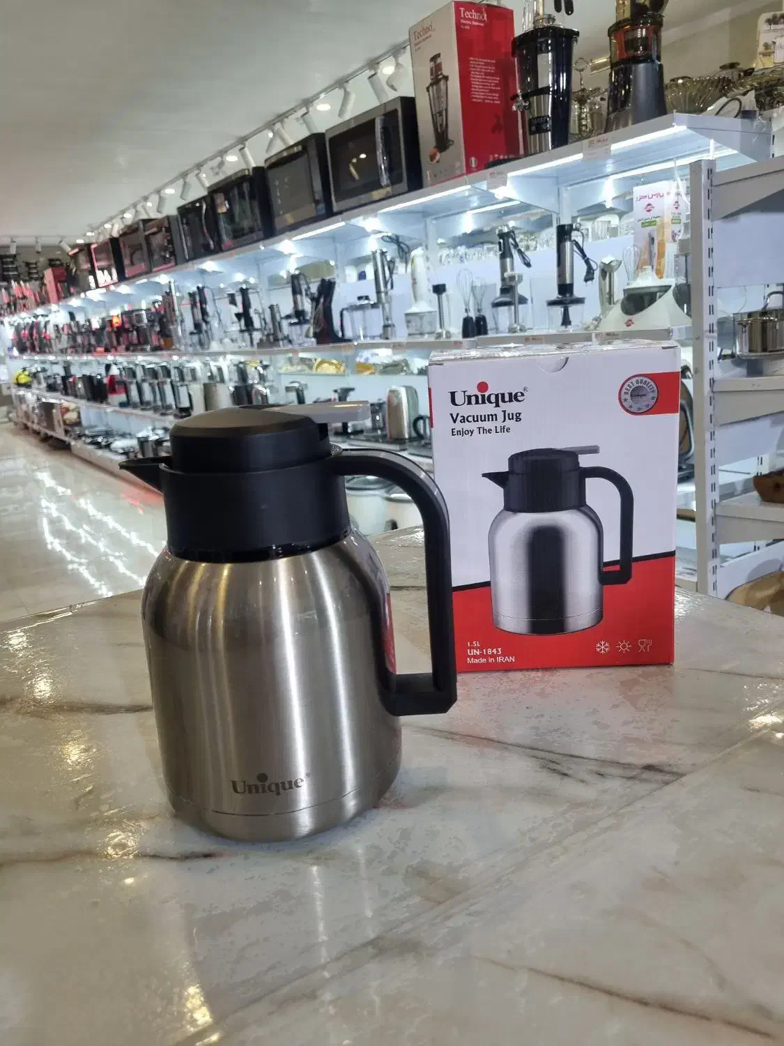 فلاسک یونیک داخل استیل کد ۱۸۴۳ در پیرانکالا|ظروف نگهدارنده، پلاستیکی، یک‌بارمصرف|کرج, دولت‌آباد|دیوار