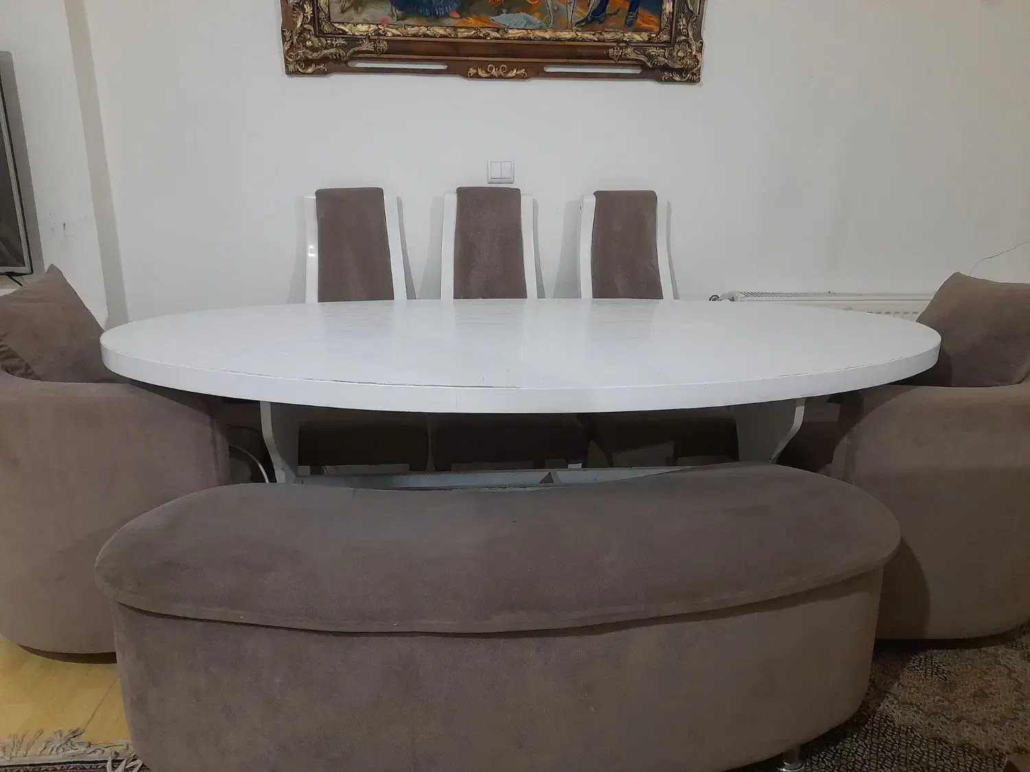 میز غذاخوری|میز و صندلی غذاخوری|اردبیل, |دیوار