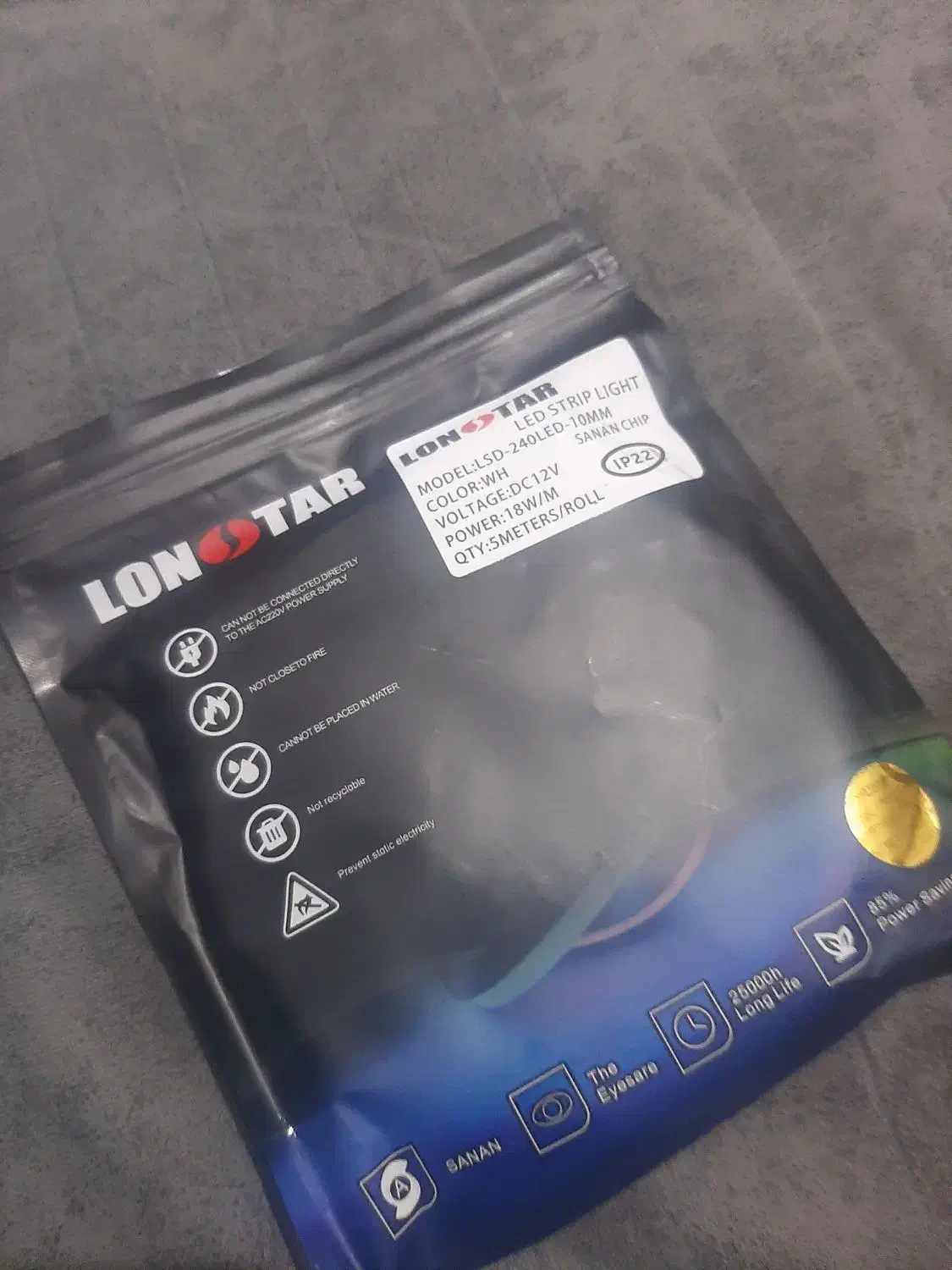 استریپ|ریسه و چراغ تزئینی|تهران, خاک سفید|دیوار