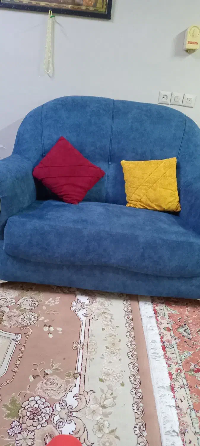 بمبل هفت نفره کارکرده درحدنو|مبلمان خانگی و میز عسلی|رودبنه, |دیوار