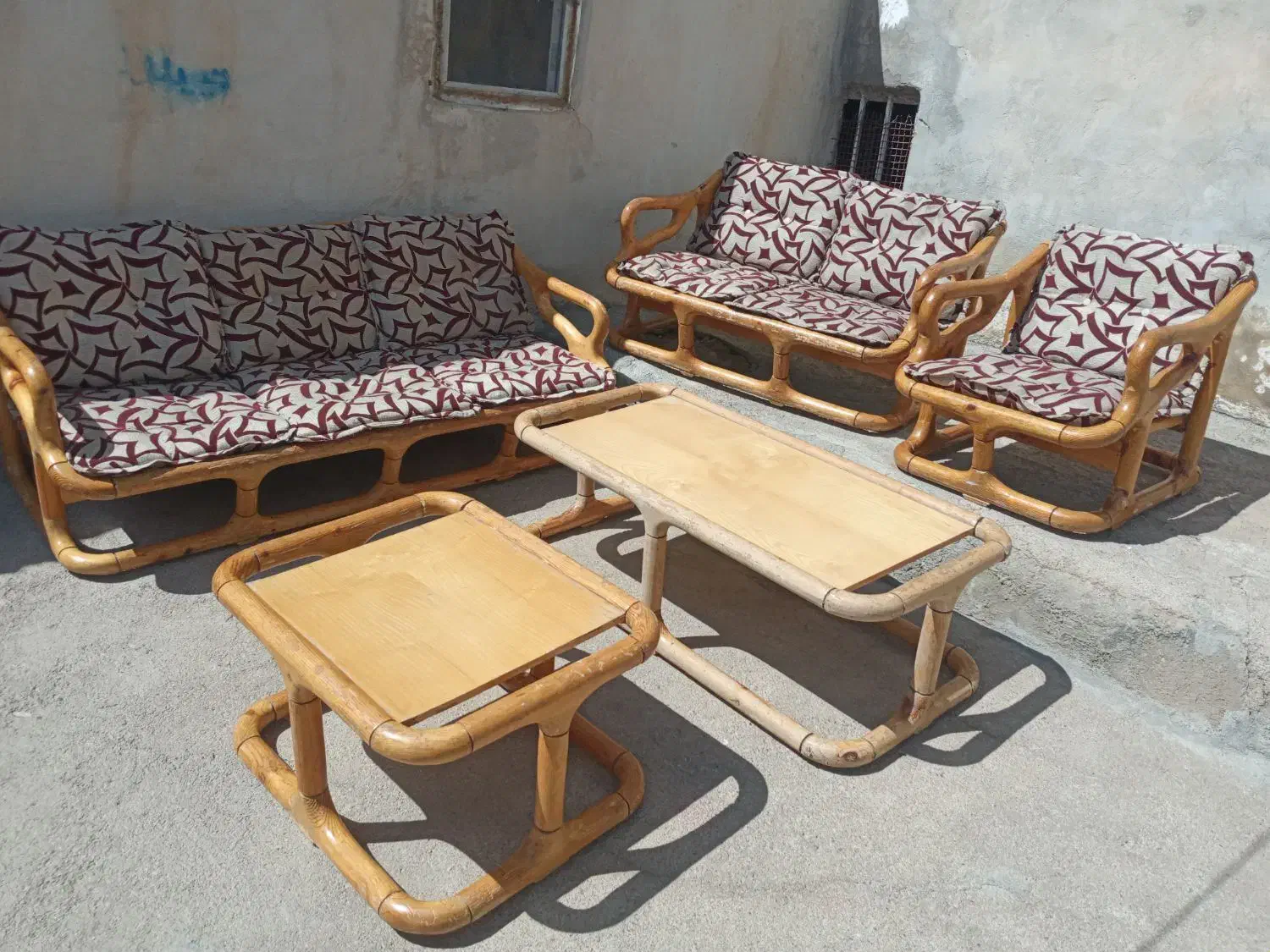 مبل ۶ نفره با دو تا عسلی|مبلمان خانگی و میز عسلی|نورآباد, |دیوار