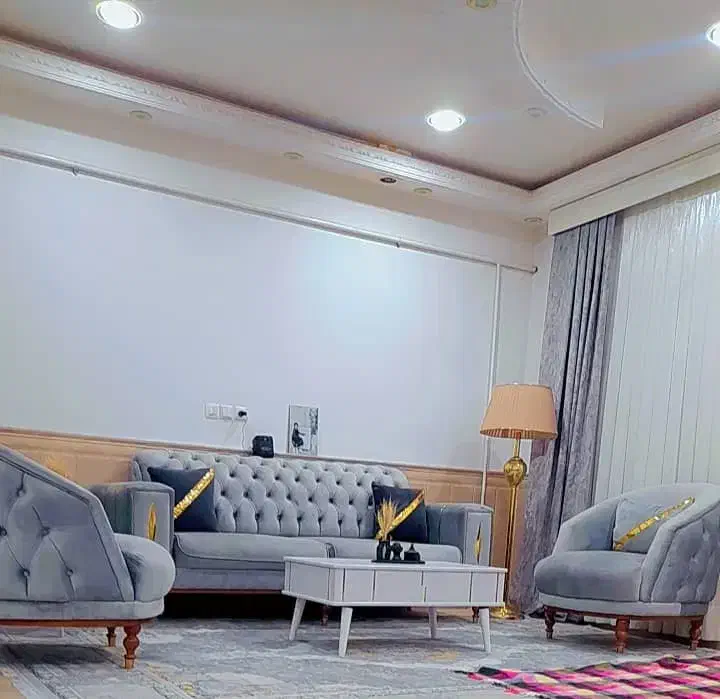 یک دست مبل جنس عالی پارچه عالی|مبلمان خانگی و میز عسلی|رفسنجان, |دیوار