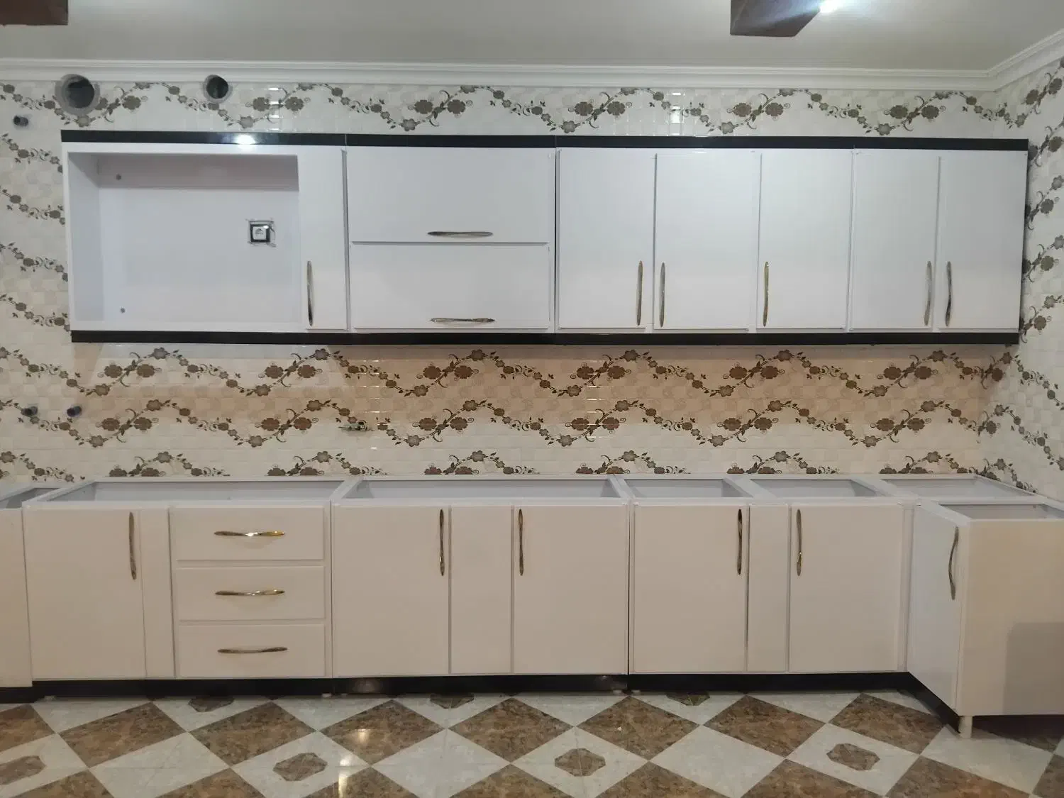 ساخت کابینت|آب‌چکان و نظم‌دهنده ظروف|لردگان, |دیوار