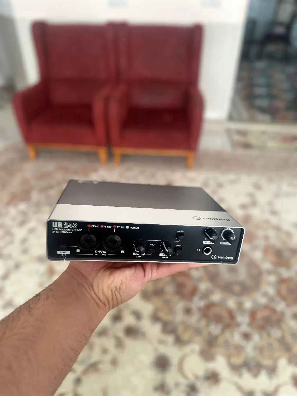 کارت صدا UR242 اشتنبرگ|آلات موسیقی|یزد, |دیوار