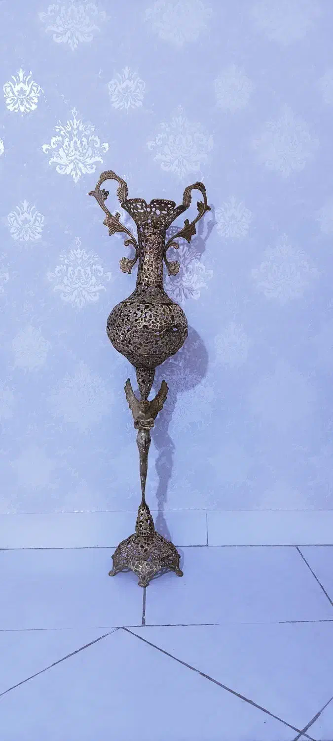 گلدان برنج|صنایع دستی و سایر لوازم تزئینی|تهران, خاک سفید|دیوار