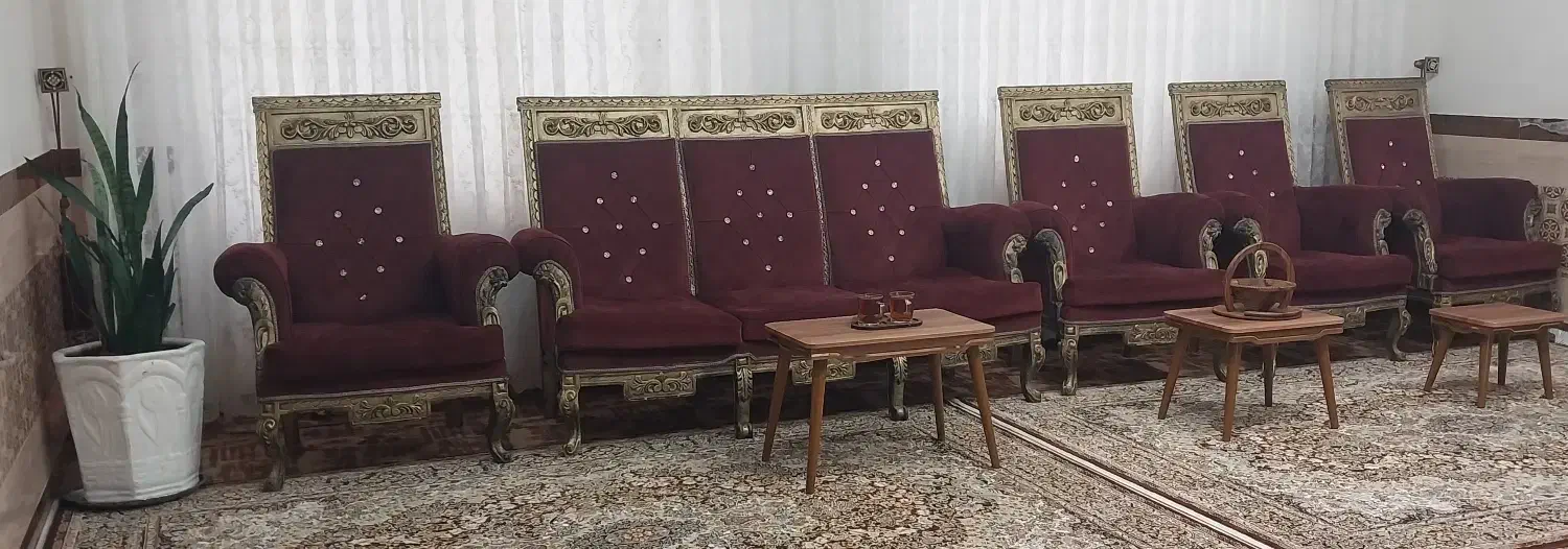 مبل هفت نفره|مبلمان خانگی و میز عسلی|سردشت, |دیوار