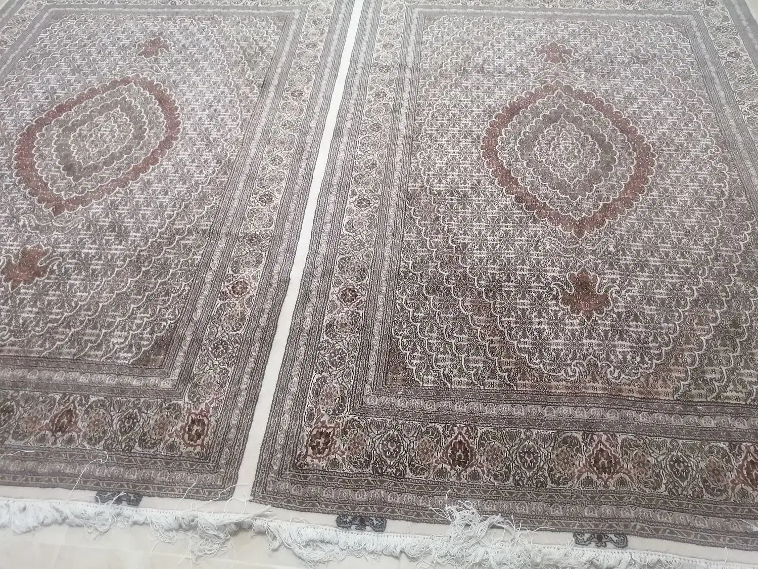 جفت فرش ماهی رج 40 خوی|فرش|کرمانشاه, |دیوار