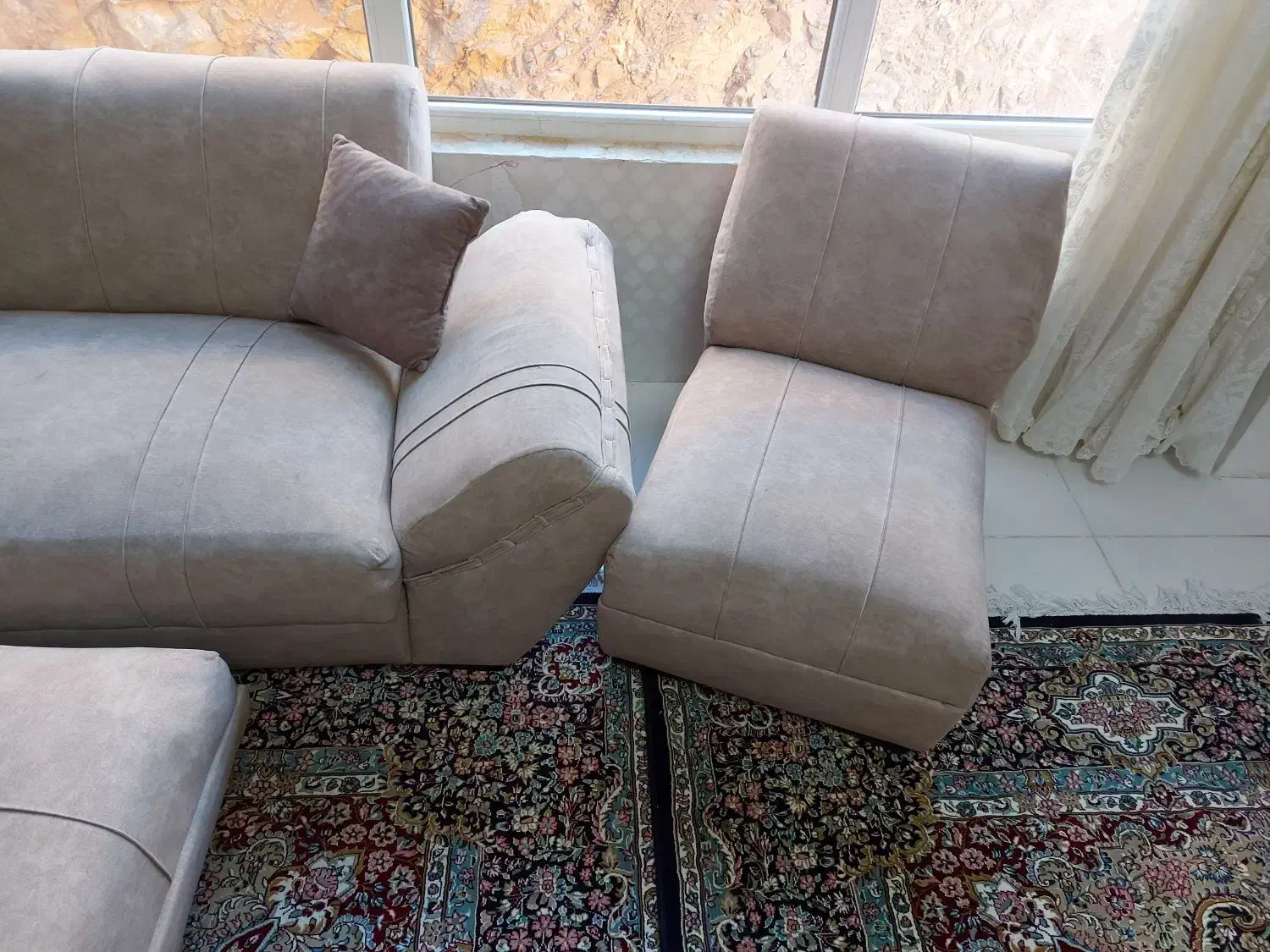 مبل ۶نفره کاملا سالم|مبلمان خانگی و میز عسلی|سنندج, |دیوار