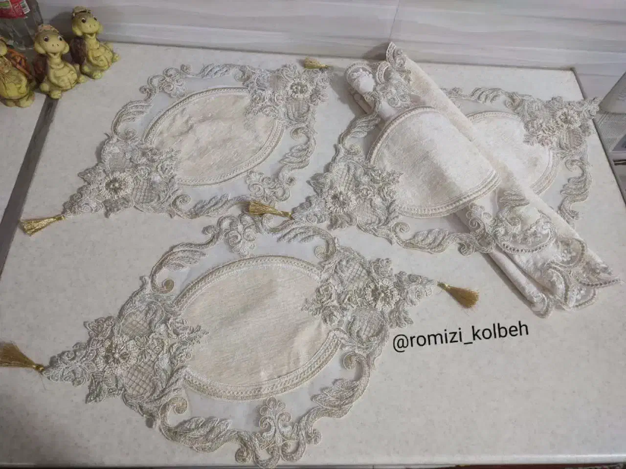 رومیزی کلبه|پرده، رانر، رومیزی|قم, نیروگاه|دیوار