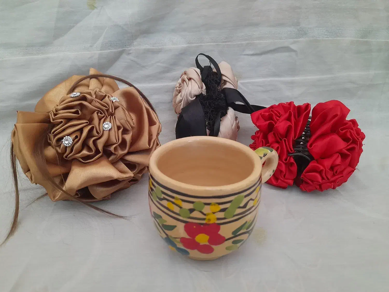 ماگ سفالی لعاب دار و کلیپس ۱۰۰ تومان قیمت مناسب|ظروف سرو و پذیرایی|جهرم, |دیوار