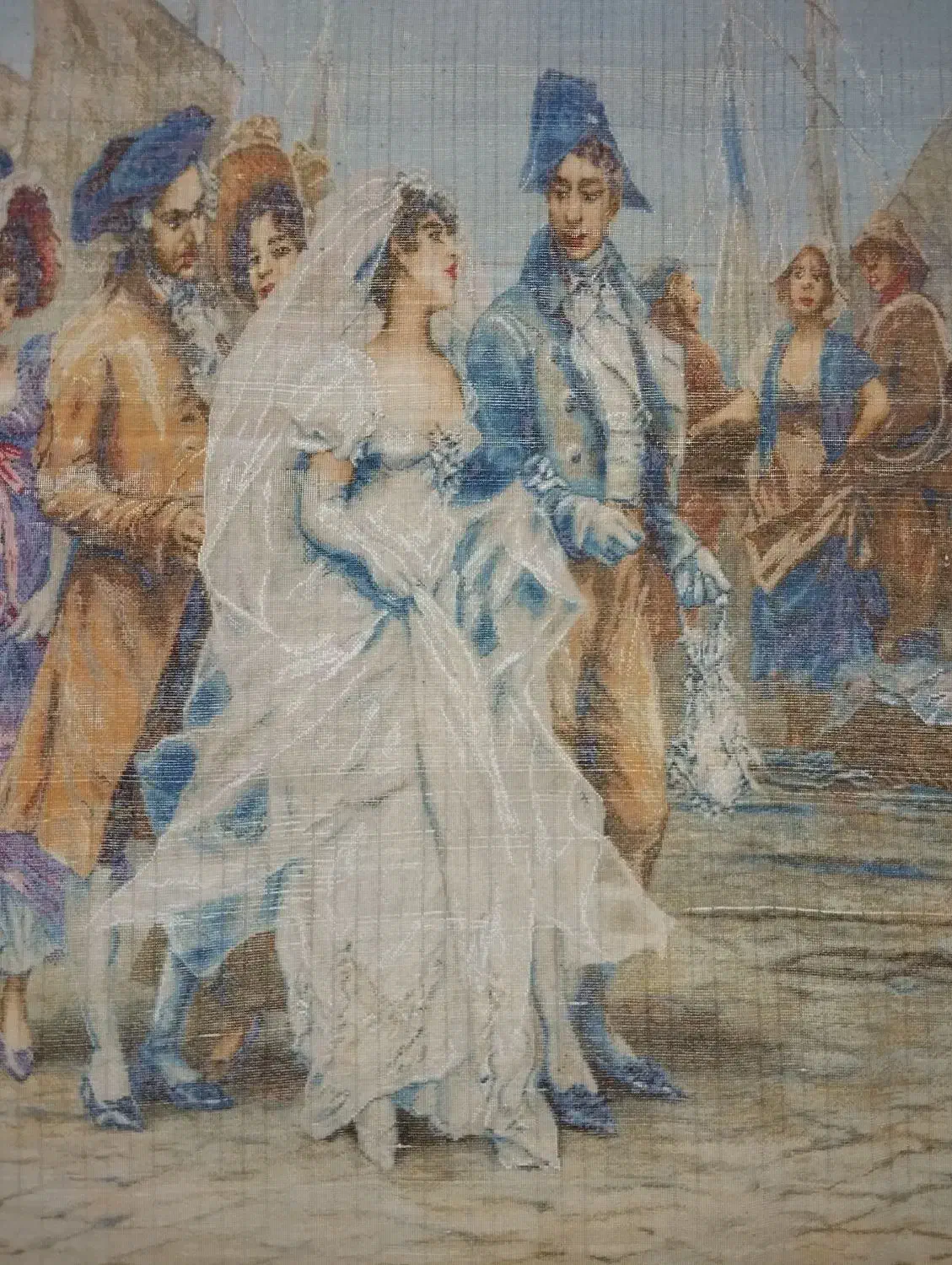 تابلو فرش دستبافت عروس ونیزی|تابلو فرش|شیراز, زرهی|دیوار