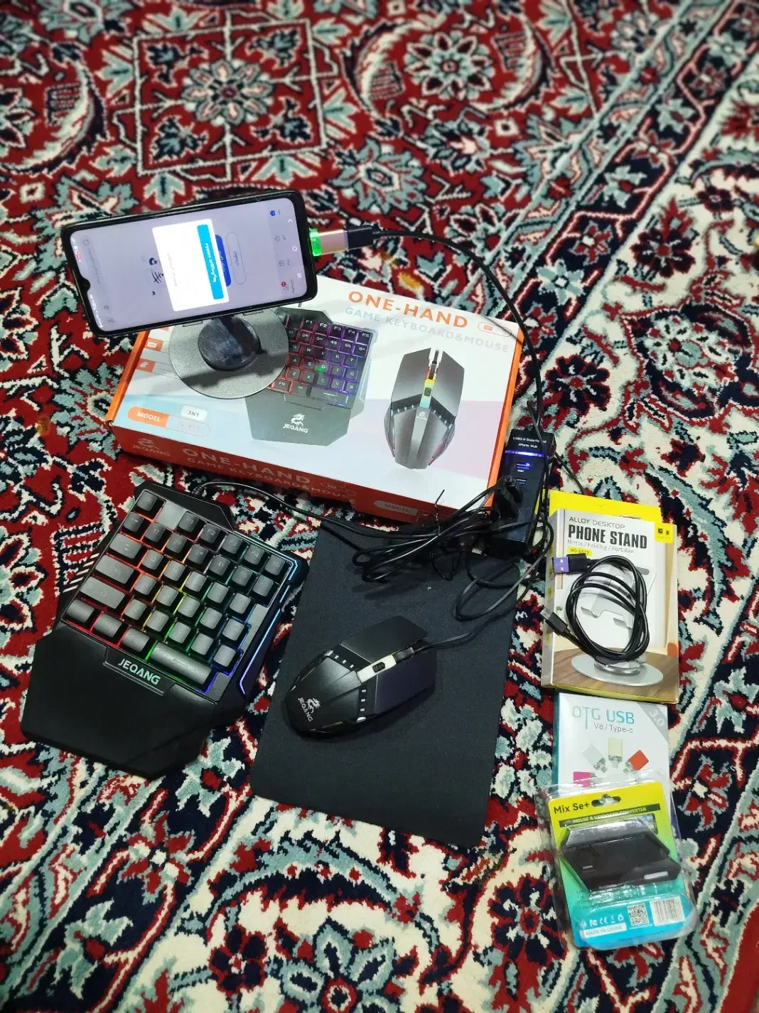 موس و کیبورد گیمینگ موبایل نو|کنسول، بازی ویدئویی و آنلاین|خمام, |دیوار