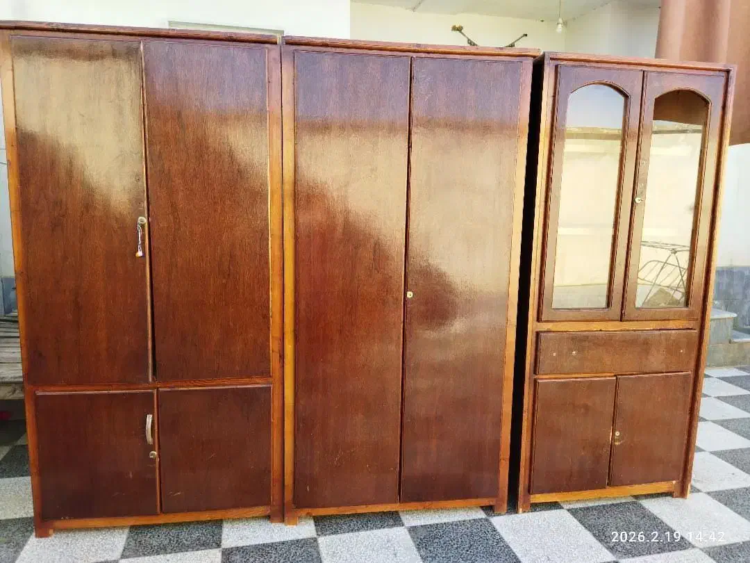 کمد چوبی|جاکفشی، کمد، دراور|گنبد کاووس, |دیوار