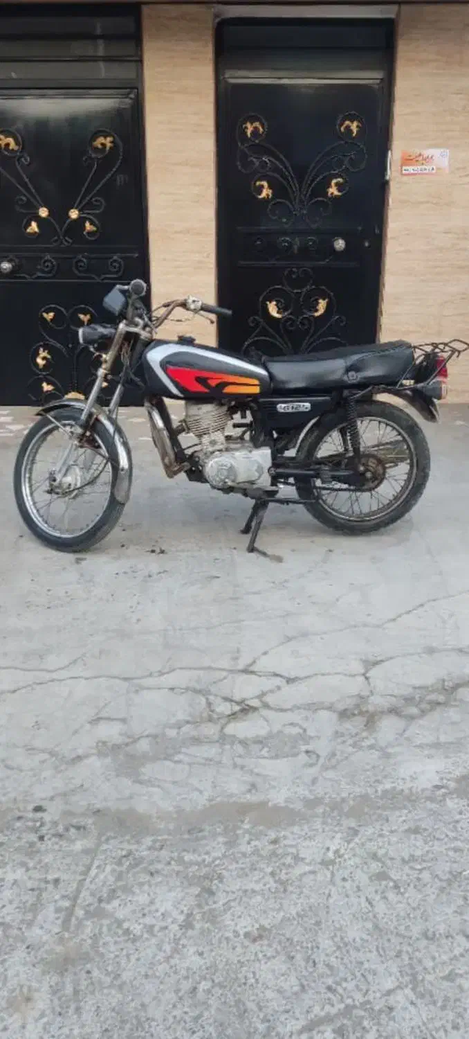 موتورهندا 125مزایده|موتورسیکلت|کلارآباد, |دیوار