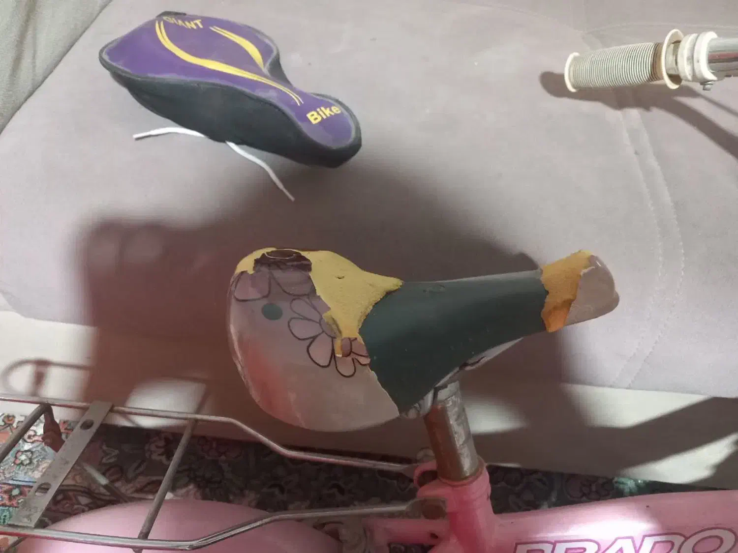 دوچرخه عدد دوچرخه ۱۲ دخترانه صورتی|دوچرخه، اسکیت، اسکوتر|کرج, اسدآباد|دیوار