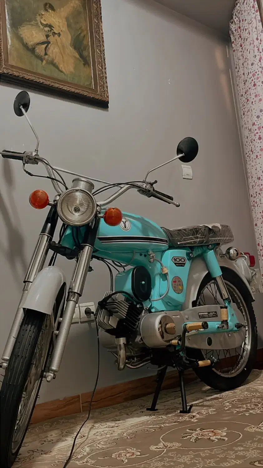 یاماها 100|موتورسیکلت|ری, علایین|دیوار