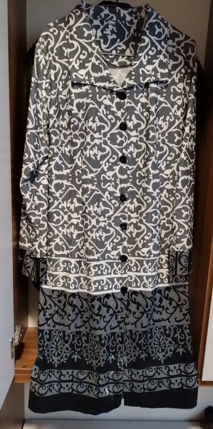 مانتو  شکیل مجلسی مشکی سفید|لباس|حمیدیا, |دیوار