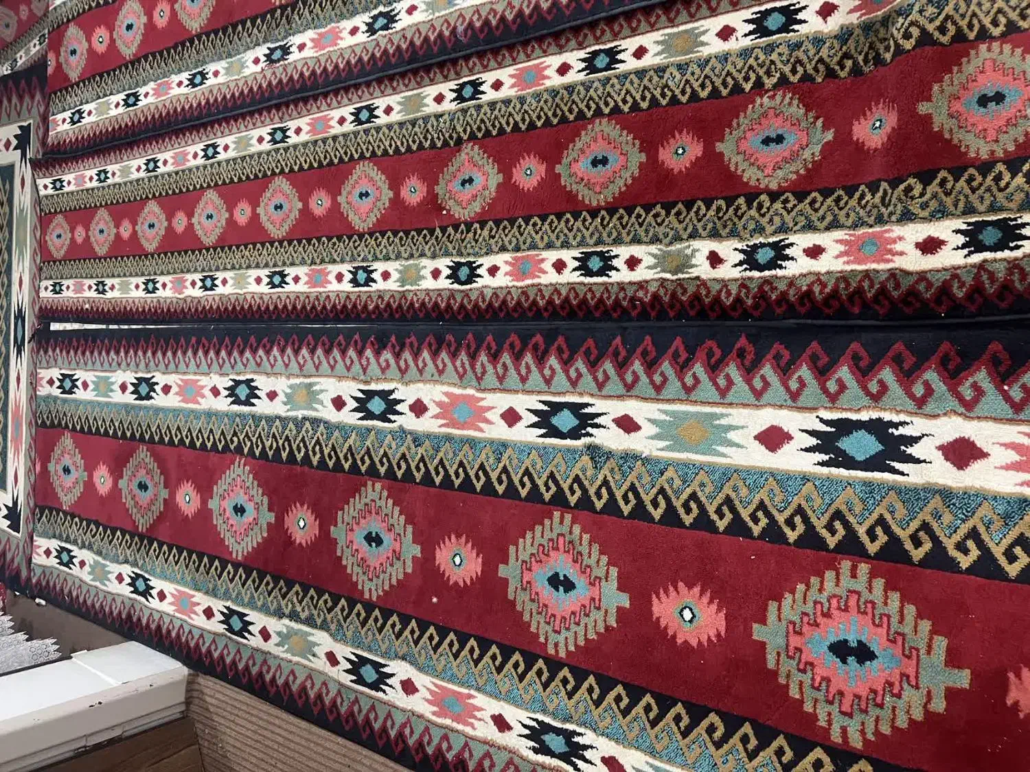 کناره|فرش|اصفهان, ارزنان|دیوار