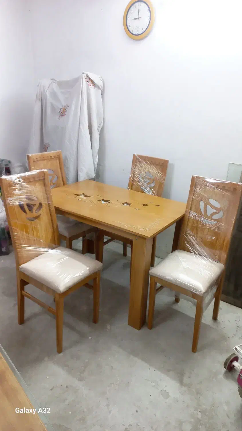 میز ناهار خوری ۴ و ۶ نفره مناسب جهیزیه آک|میز و صندلی غذاخوری|مشهد, طلاب|دیوار