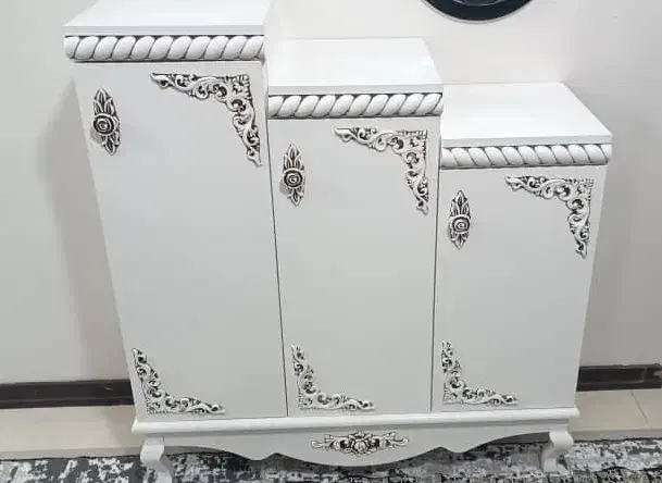 جاکفشی سفید درحدنو|جاکفشی، کمد، دراور|بومهن, |دیوار