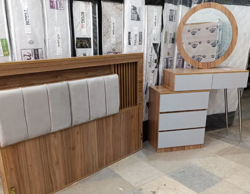 تخت سرویس خواب دو نفره باکس خور. کامل|تخت و سرویس خواب|تهران, شهرک ابوذر|دیوار