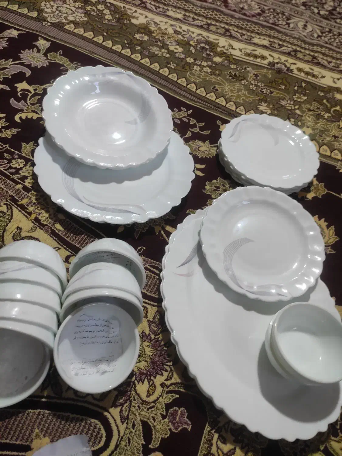 ست ۱۲نفره ظروف آرکوپال استفاده نشده|ظروف سرو و پذیرایی|خوی, |دیوار