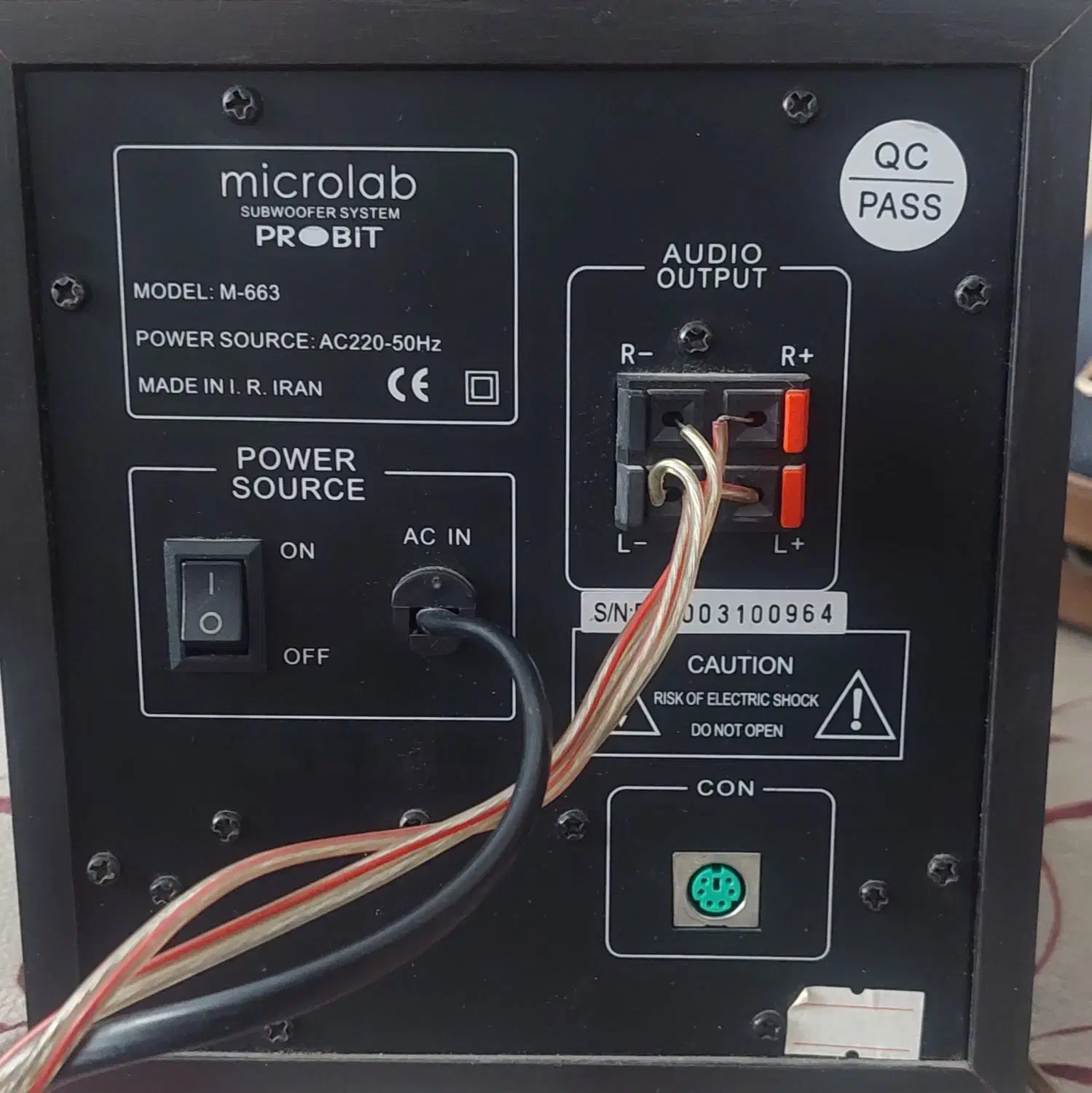 اسپیکر سه تیکه microlab|قطعات و لوازم جانبی رایانه|تهران, شمس‌آباد|دیوار
