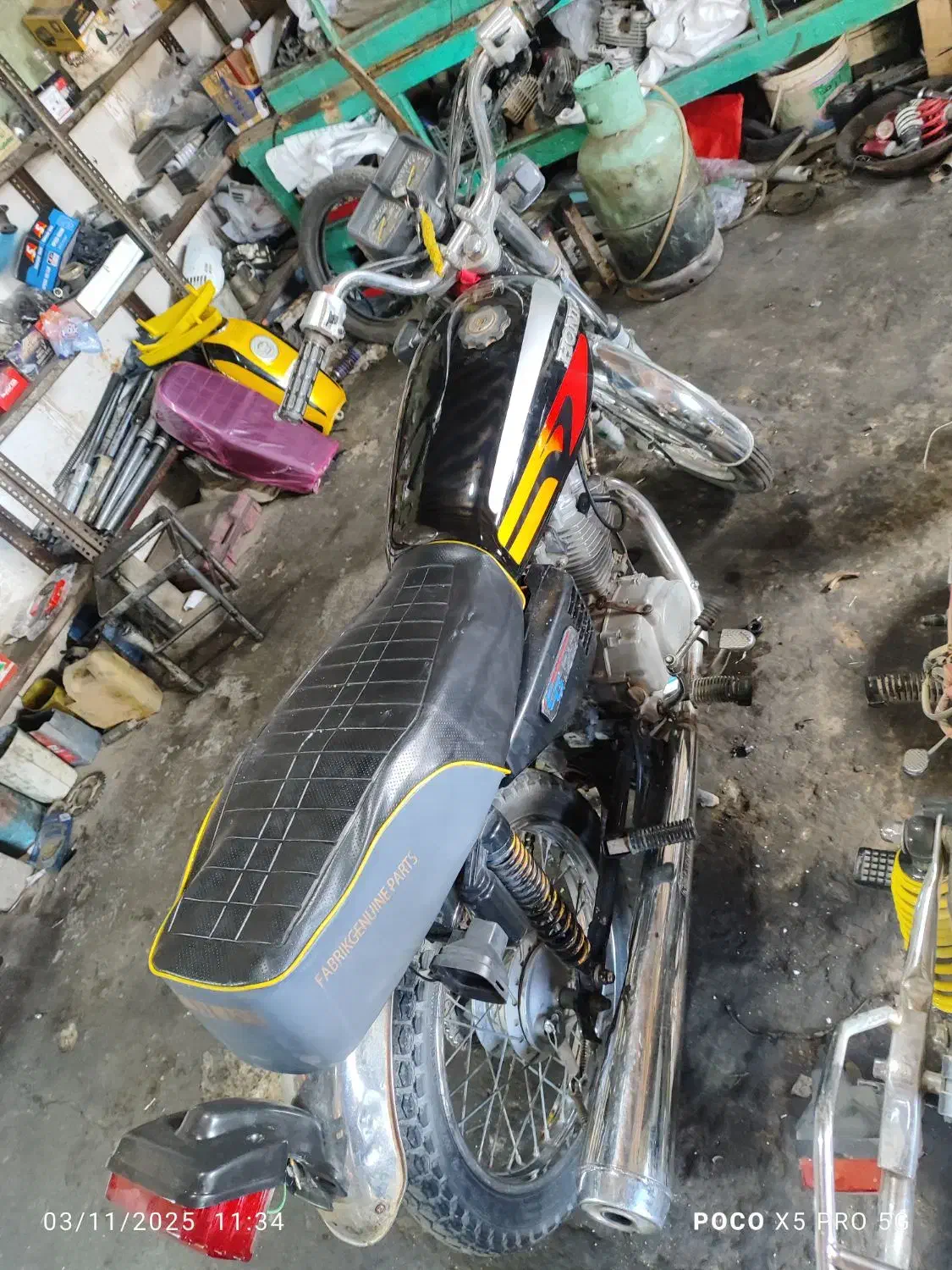 متور هندا پلاک قدیم و مزایده|موتورسیکلت|کبودرآهنگ, |دیوار