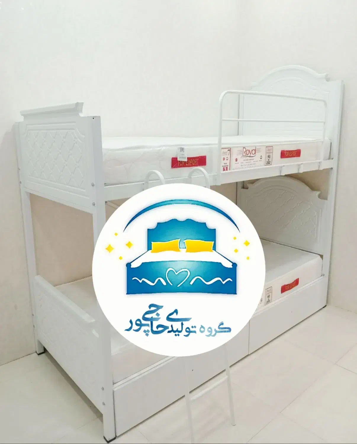 تخت خواب دو طبقه حاجی پور(تختخواب۲دوطبقه)تشک چکاوک|تخت و سرویس خواب|مشهد, حسینآباد|دیوار