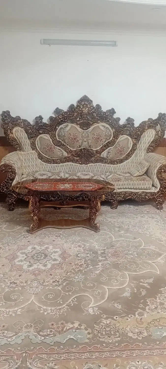 مبل سلطنتی|مبلمان خانگی و میز عسلی|گرگان, |دیوار