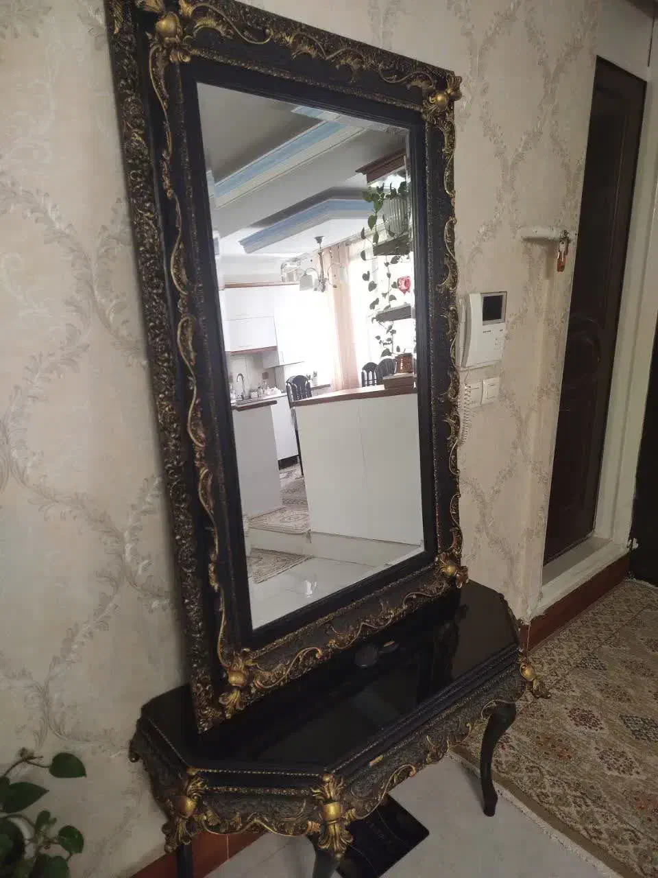 آیینه با میز|بوفه، ویترین، کنسول|پاکدشت, پاکدشت (مامازند)|دیوار