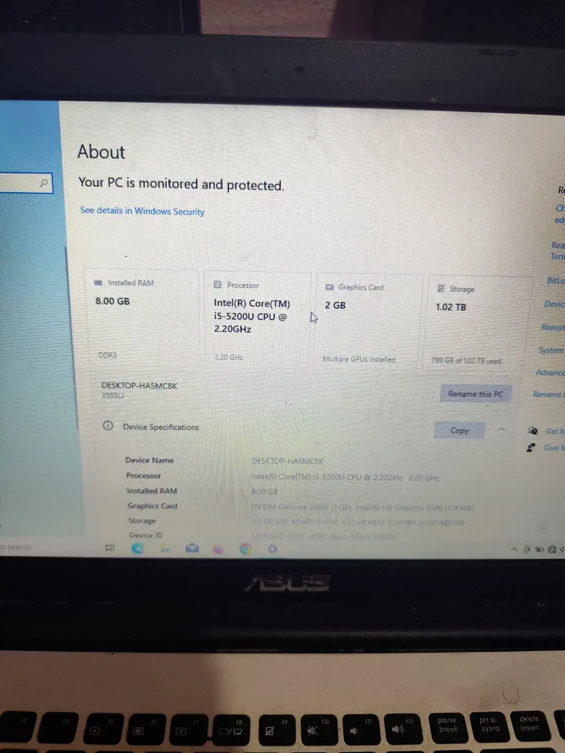 فروش لپ تاپ asus|رایانه همراه|شاهینشهر, شهرک میلاد|دیوار