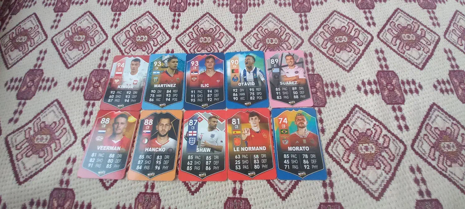 کارت های اف سی و ماینکرفت|اسباببازی|گنبد کاووس, |دیوار