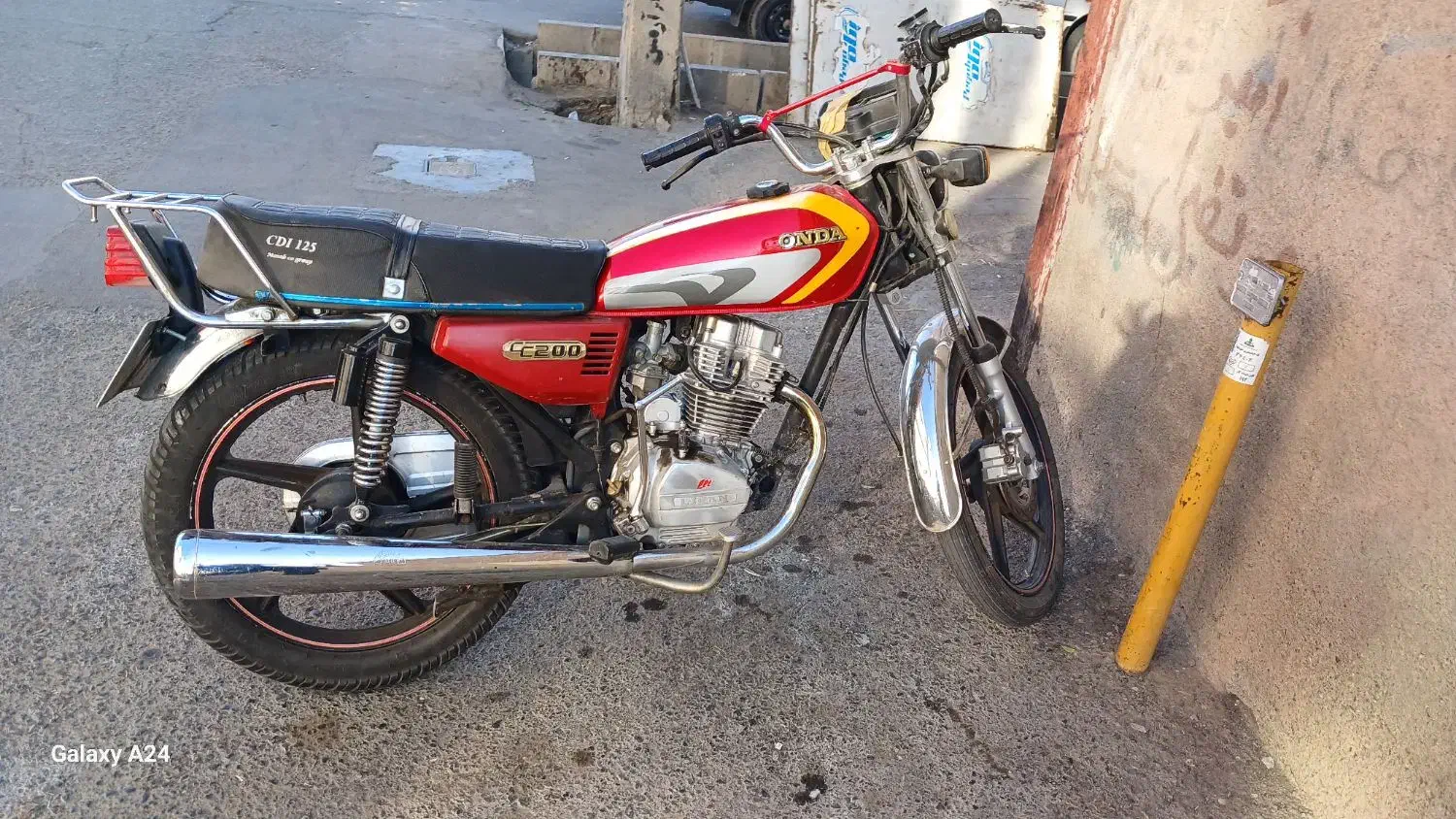 موتور هوندا ۲۰۰ رینگ مدل۹۴|موتورسیکلت|سبزوار, همت|دیوار