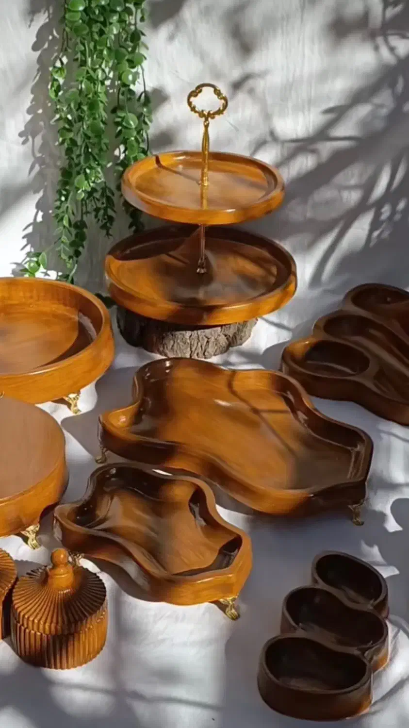 ست پذیرایی سنگ مصنوعی|ظروف سرو و پذیرایی|کرمان, |دیوار