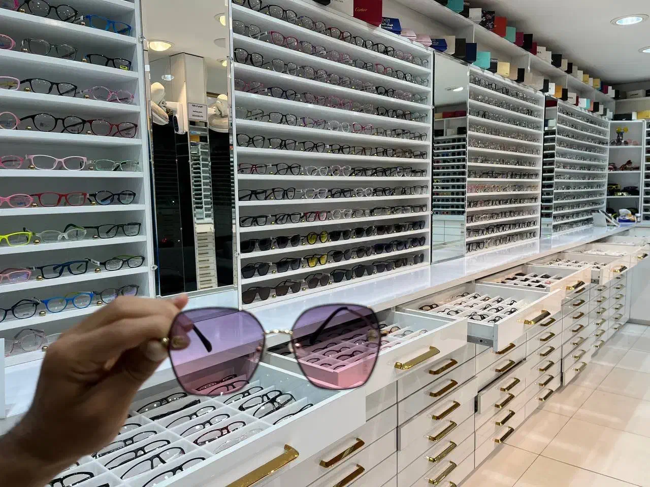 عینک افتابی عینک طبی زنانه okly ((عینک الماس))|زیورآلات و اکسسوری|قم, حاج زینل|دیوار