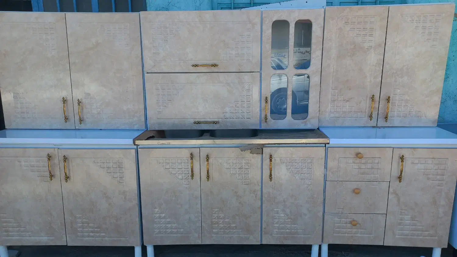 کابینت بدنه فلزی درب ام دی اف ممبران|مصالح و تجهیزات ساختمان|یاسوج, |دیوار