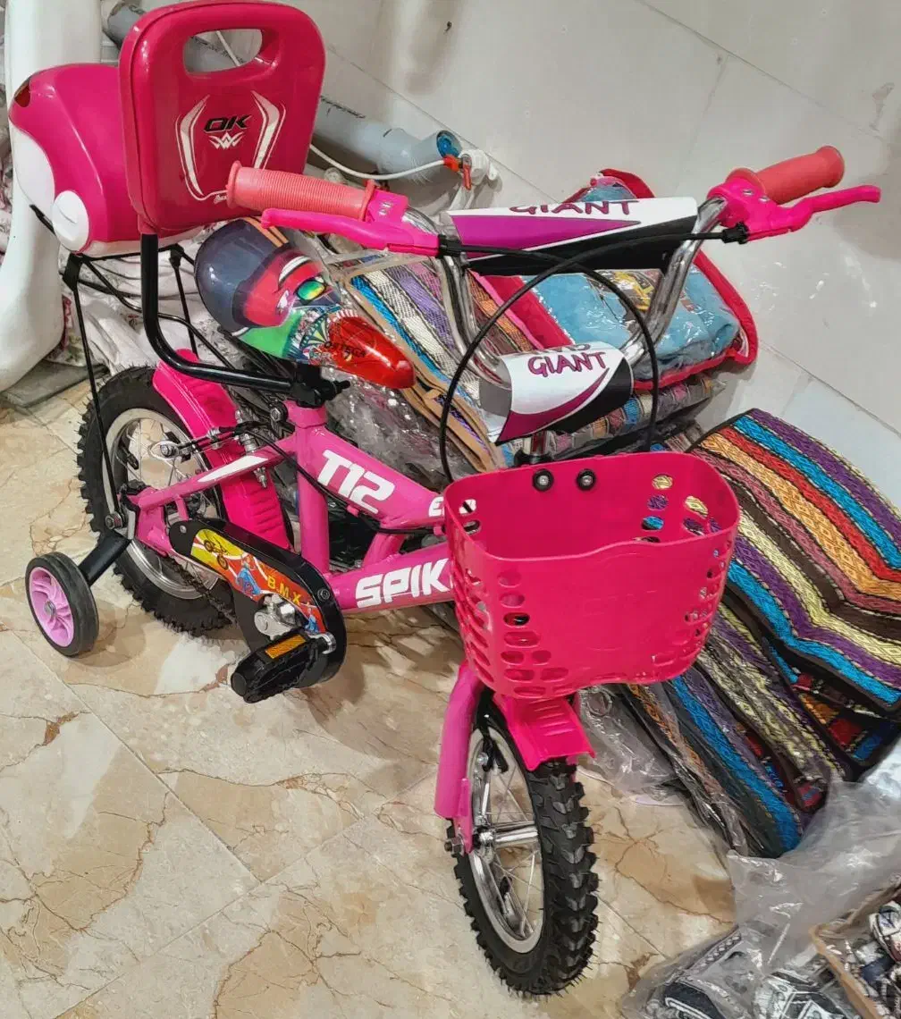 دوچرخه 12صورتی نو مارک spikeمدلEAGLE|دوچرخه، اسکیت، اسکوتر|بجنورد, |دیوار