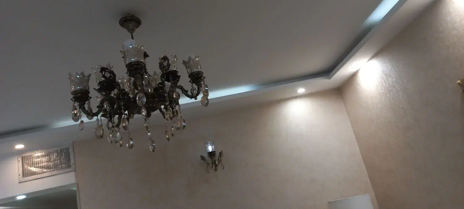 لوستر فلزی|لوستر و چراغ آویز|مشهد, چهارچشمه|دیوار