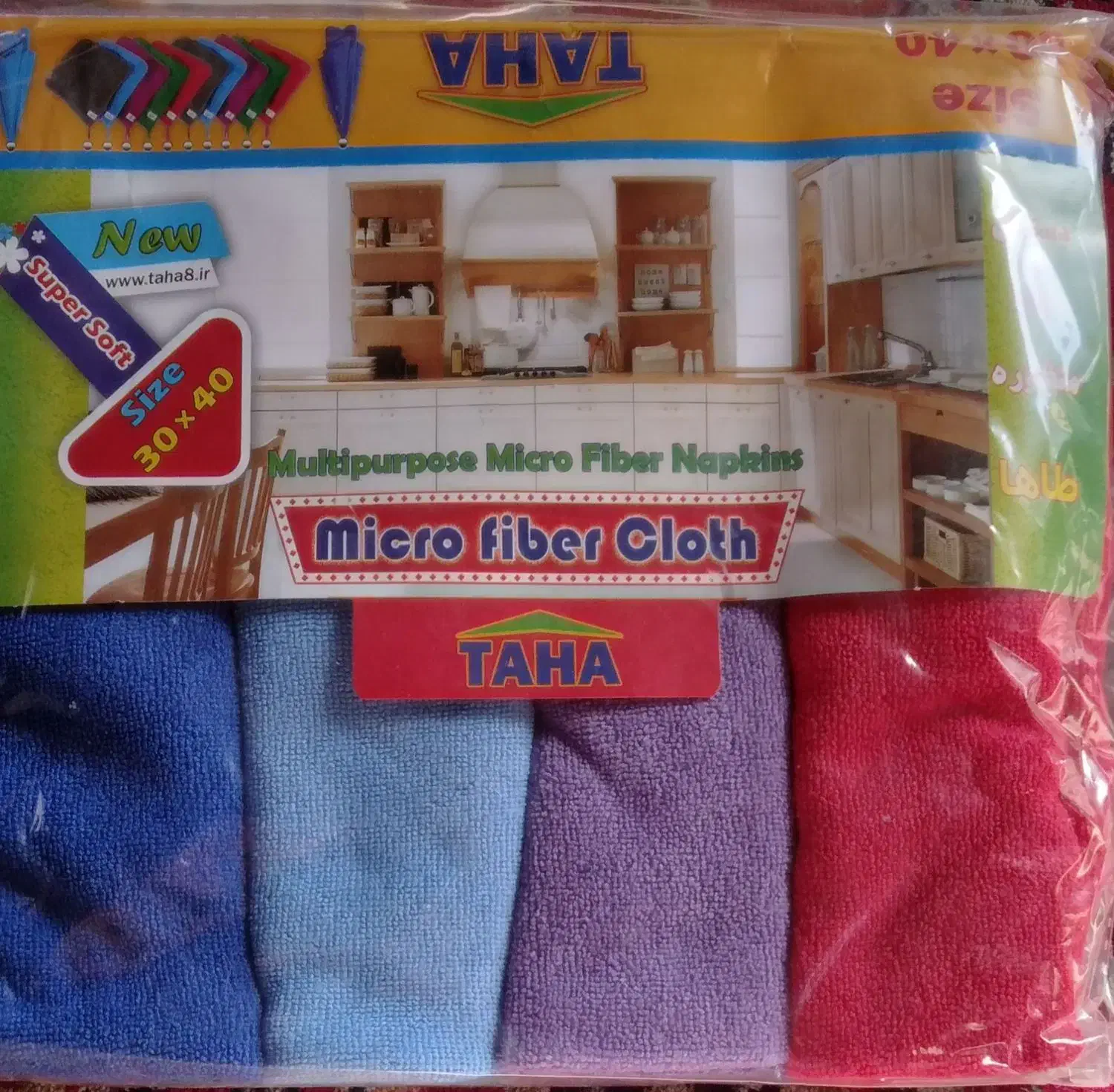 دستمال چند منظوره ۴تایی طاها|سفره، حوله، دستمال آشپزخانه|تهران, بهارستان|دیوار