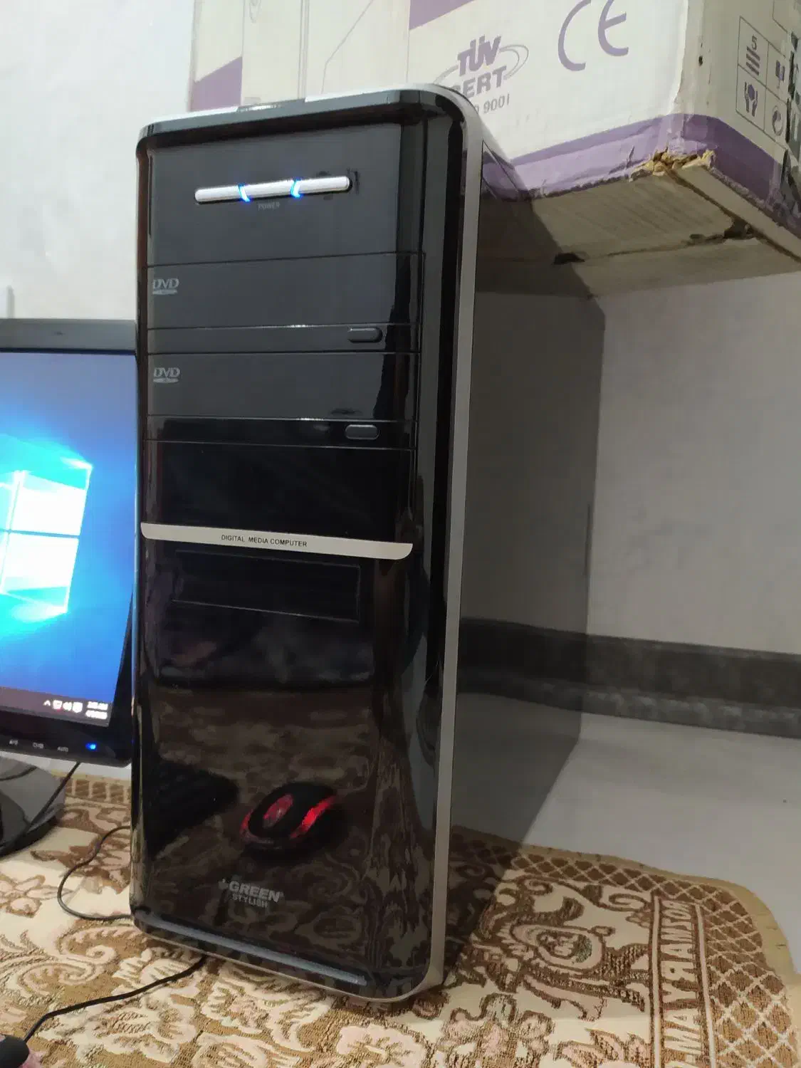 کامپیوتر ddr3 رم 8 هارد 1 ترابایت مانیتور 19 LED|رایانه رومیزی|کرج, شهرک صدف|دیوار