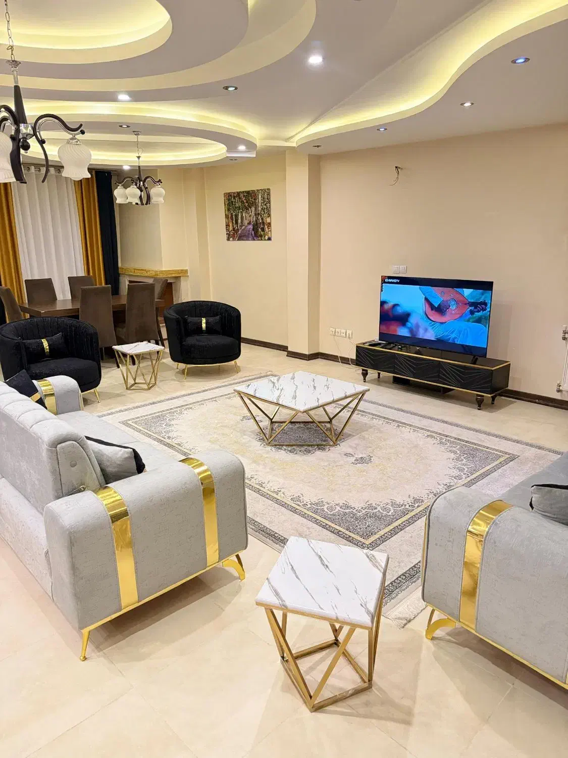 آپارتمان منزل فرنیش مبله هتلی شیک و جدید|اجارهٔ کوتاه‌مدت آپارتمان و سوئیت|شیراز, فرهنگ شهر|دیوار