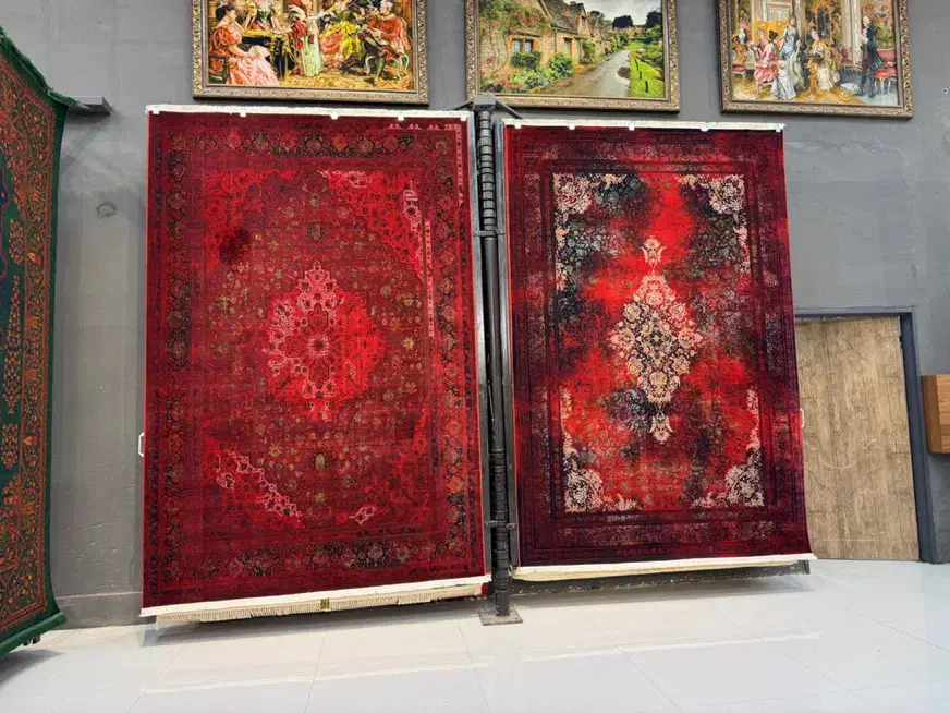 فرش خاطره ماه تابان ۱۲۰۰شانه ۱۲متری لاکی|فرش|شیراز, زیباشهر|دیوار