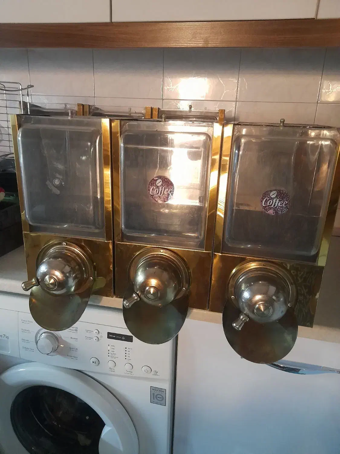 سیلو قهوه|ظروف نگهدارنده، پلاستیکی، یک‌بارمصرف|اصفهان, کوجان|دیوار