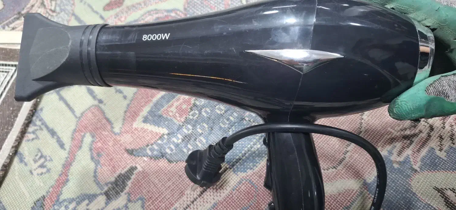 سشوار سالنی موتور بزرگ ۸۰۰۰ وات|آرایشی، بهداشتی، درمانی|ایذه, |دیوار