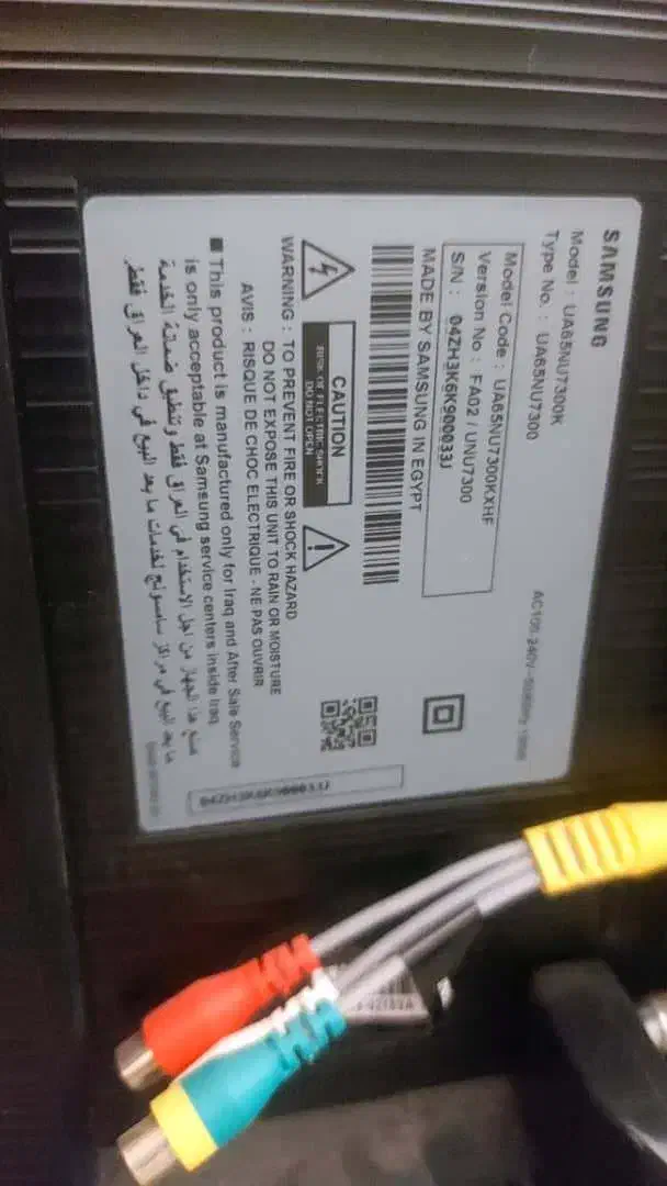 تلویزیون ۶۵ اینچ ،بجز مانیتور تمام قطعات سالم|تلویزیون و پروژکتور|پرند, فاز ۲|دیوار