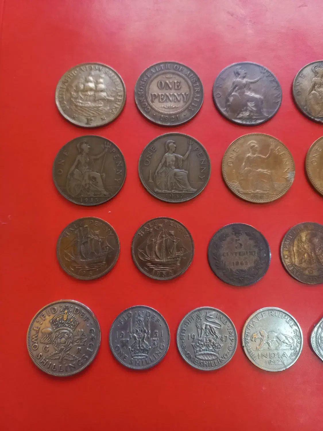 ۲۳عدد سکه خارجی قدیمی و کمیاب|کلکسیون سکه، تمبر، اسکناس|کرمانشاه, |دیوار